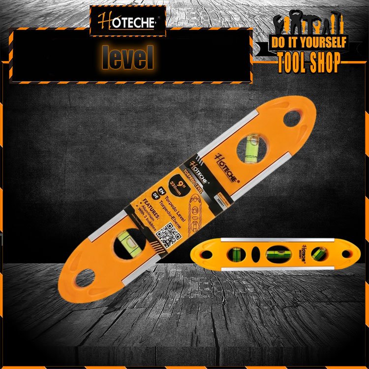 Hoteche 9 Inch - 225mm Level with 3 Bubble and Magnetic 283501