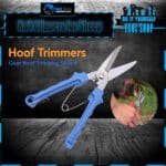 Hoof Trimmers Goat Hoof Trimming Shears Nail Clippers for Sheep, Alpaca, Lamb, Carbon Steel Trimmer