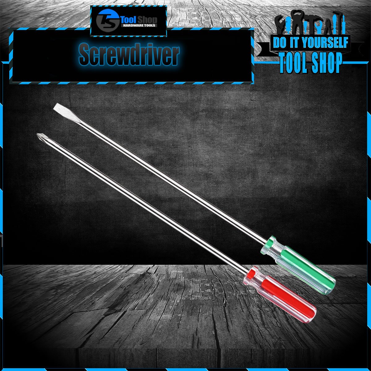Phillips and Slotted Screwdriver 8 Inch