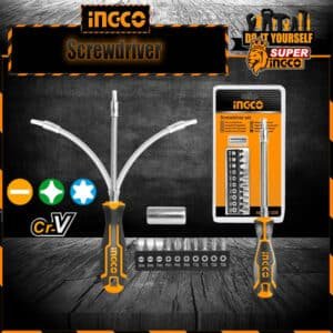 Ingco 12 in 1 Flexible Shaft Screwdriver Set AKSDFL1208