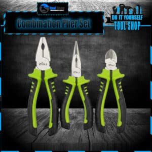 Vtool 3 Pcs Plier Set Combination, Diagonal, Long Nose