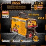 Ingco Inverter MMA Welding Machine ING-MMA13059 IGBT 130A