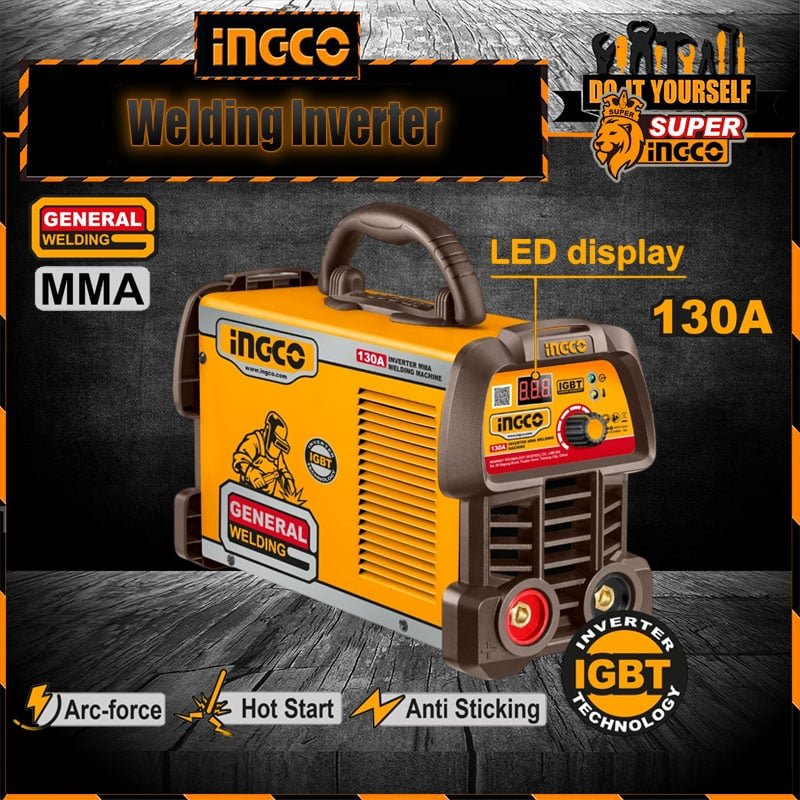 Ingco Inverter MMA Welding Machine ING-MMA13059 IGBT 130A