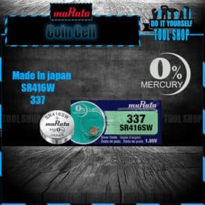 Murata 1 Pcs - 337 SR416SW Battery 1.55V Watch Cell Made in Japan