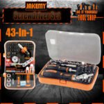JAKEMY 43 in 1 Multifunction Rachet Socket Screwdriver