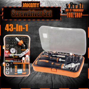JAKEMY 43 in 1 Multifunction Rachet Socket Screwdriver