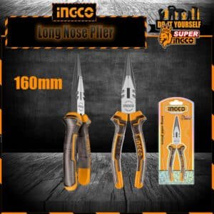 Ingco Long Nose Plier 6" High Carbon Steel HLNP08168