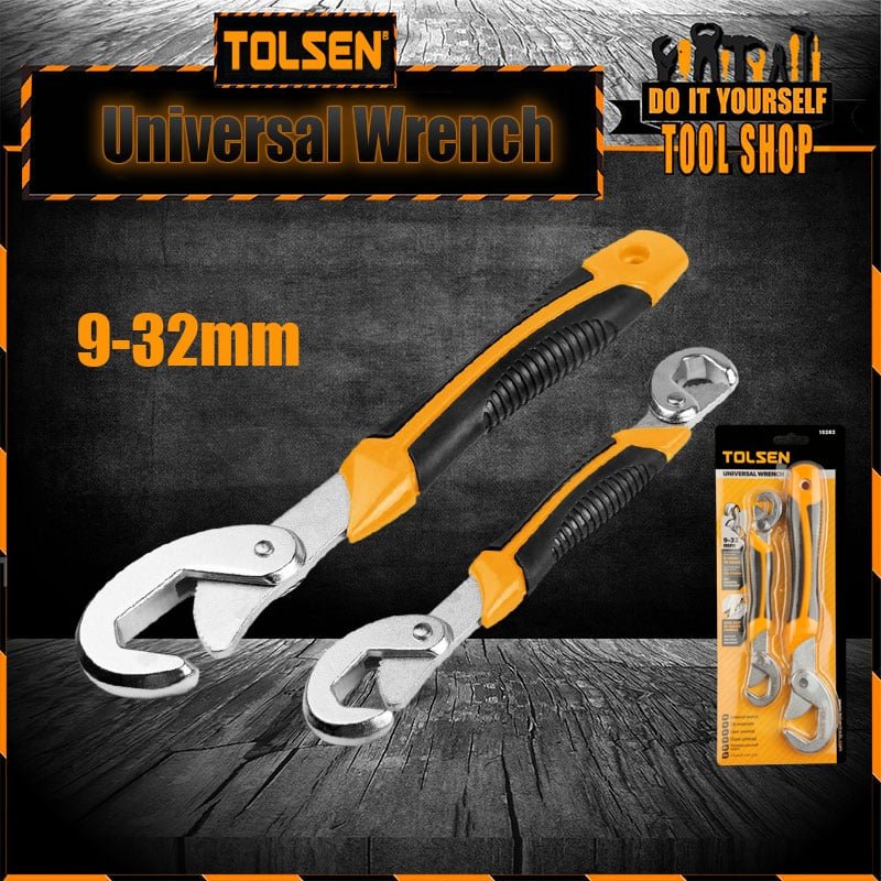 Tolsen 15282 universal wrench set 2 pieces 9-32mm