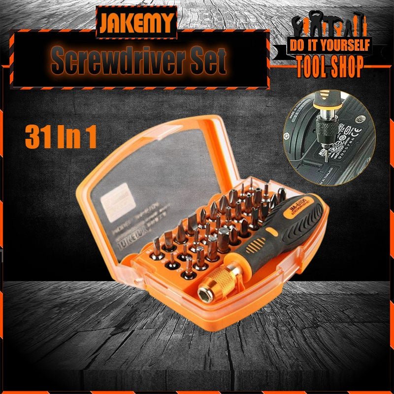 Jakemy 31-in-1 Professional Screwdriver Bit Set - CrV JM-6104