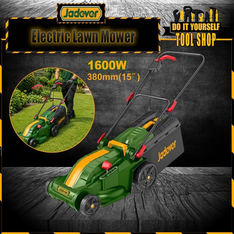 Jadever Electric Lawn Mower JDEN3805 Input Power 1600W in pakistan