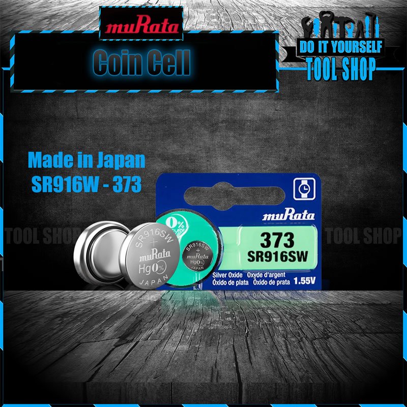 MuRata SR916SW 373 silver oxide battery watch cell made in japan
