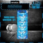 Renata 10 Pcs SR920SW 371 silver oxide battery watch cell pack swiss made