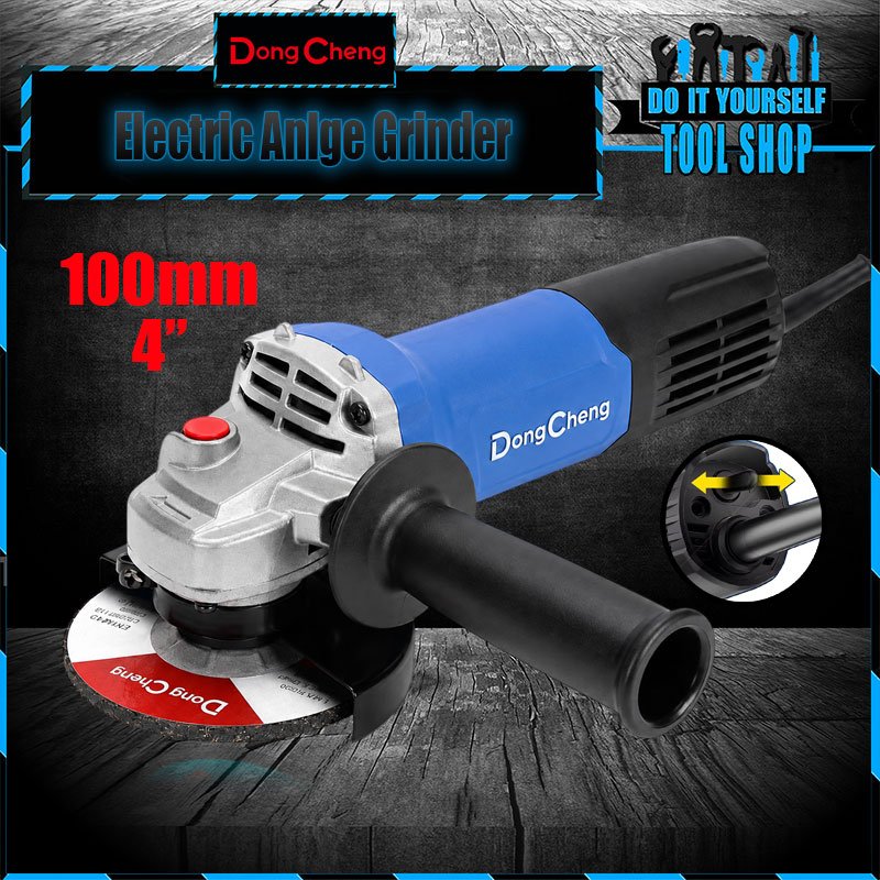 Dongcheng DSM21-100B Angle Grinder 4 Inch 900W