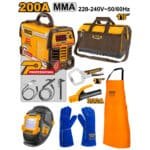 Ingco 7 Pieces MMA Welding Machine Set 200A