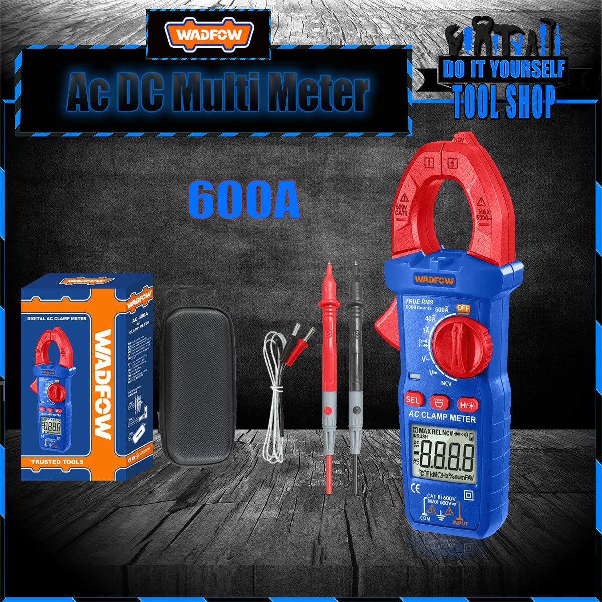 Wadfow DC/AC Clamp Meter WDM8602 in pakistan