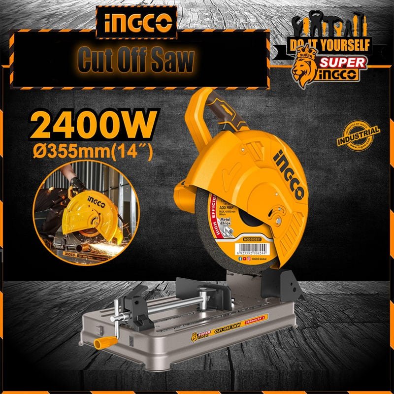Ingco COS243558 Cut Off Saw 14 Inch - 2400W in pakistan