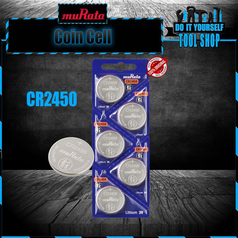 Vinnic 5 Pcs CR2450 3V Lithium Button Cell Price in Pakistan