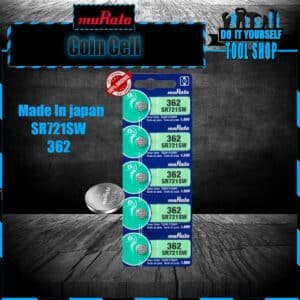 Murata SR721SW 362 Original Japanese Button Cells (5 Pcs)