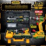 JADEVER 91 Pcs Cordless Impact Drill Tool Set JDDT4B91
