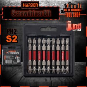 Harden 10 Pcs Screwdriver Bit Set PH2 S2 Magnetic 550603