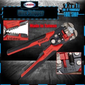 Licota Industrial Automatic Wire Stripper 200mm Zinc Alloy AET-0003 Made in Taiwan