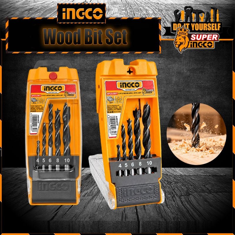 Ingco 5 Pcs Wood Drill Bits Set AKD5058