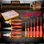 INGCO 9 Pcs 1000V Insulated Hand Tool Set HKTV01H091