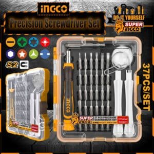 Ingco 37 Pcs Precision Screwdriver Set HKSDB0378