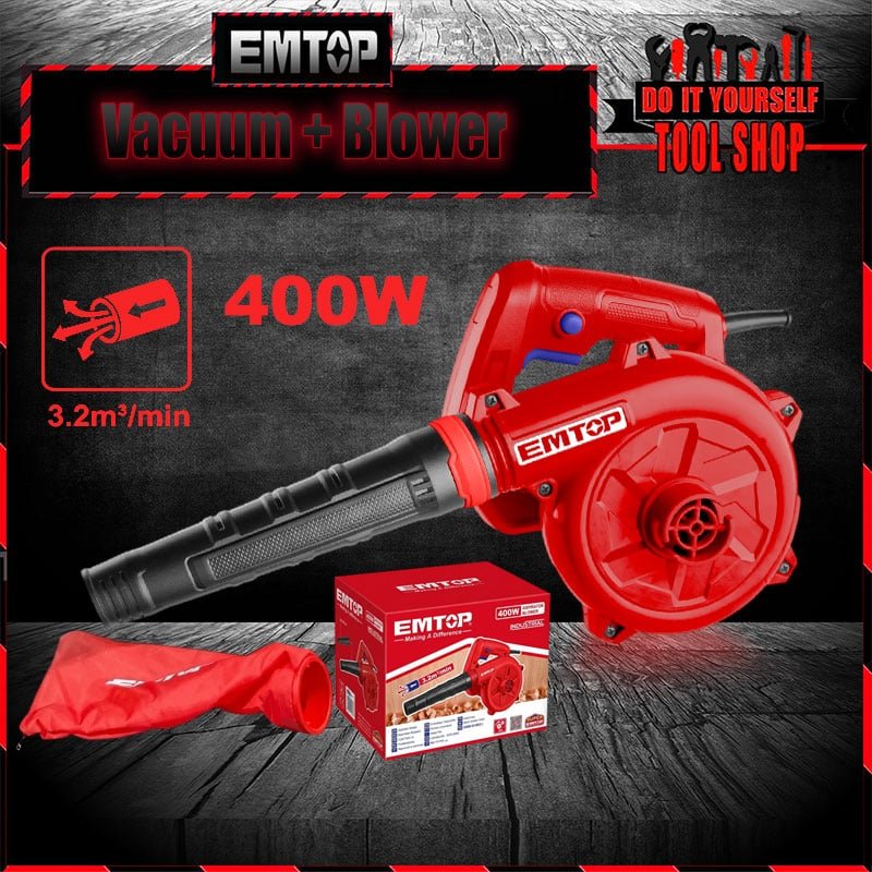 Emtop Aspirator Electric Blower + Dust Vacuum 400W EABR4003