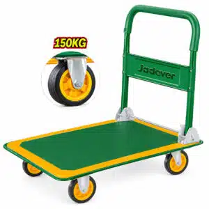 Tolsen Industrial Foldable Platform Hand Truck 150kg 4 TPR Wheels JDWB1315