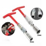 Spark Plug Wrench Spanner Socket T Handle Removal Installer Tool GripWell 16 - 21 mm