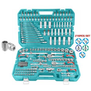 Total 216 Pcs Combination Tools Set THKTHP22166 Industrial