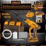 INGCO Cordless Pressure Washer with Bag CPWLI20362.